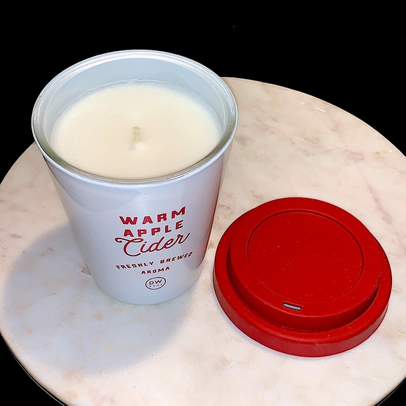 DW HOME CANDLE WARM APPLE CIDAR FRESHLY BREWED RICHLY SCENTED CANDLE NEW 1 WICK - Picture 4 of 5
